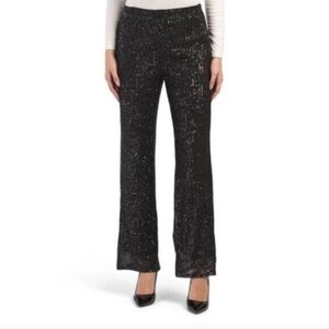 Cable & Gauge Black Sequin Pants